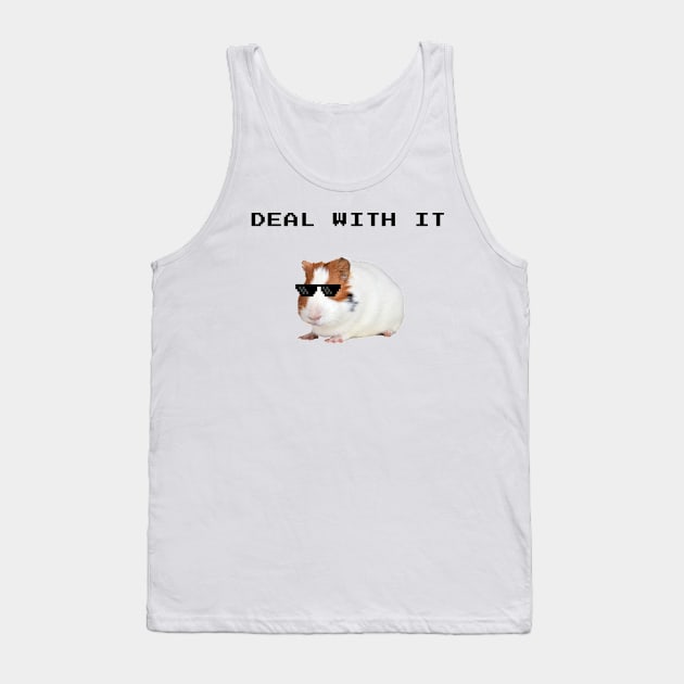 Guinea Pig - Deal With It Tank Top by Huschild